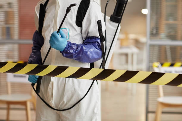 Professional Sewage Cleanup technician working in Jamestown, TN